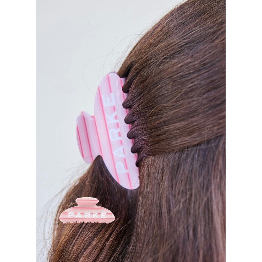 Parke Hair Clip Girly Stripe NIB